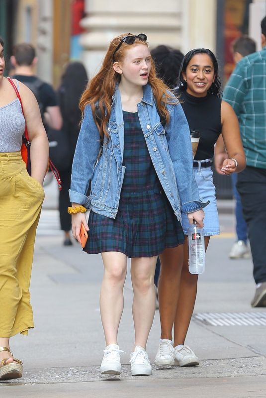 SADIE SINK Out and About in New York 10/01/2019