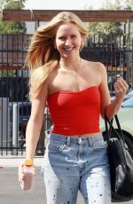 SAILOR BRINKLEY in Ripped Jeans Arrives at DWTS Practice in Los Angeles 10/17/2019