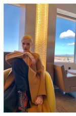 SAMARA WEAVING for W Magazine Photo Diary for Louis Vuitton Spring 2020 Show, October 2019