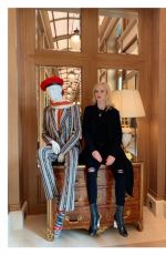 SAMARA WEAVING for W Magazine Photo Diary for Louis Vuitton Spring 2020 Show, October 2019