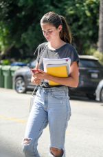 SARA SAMPAIO Arrives at Acting Class in Los Angeles 10/10/2019