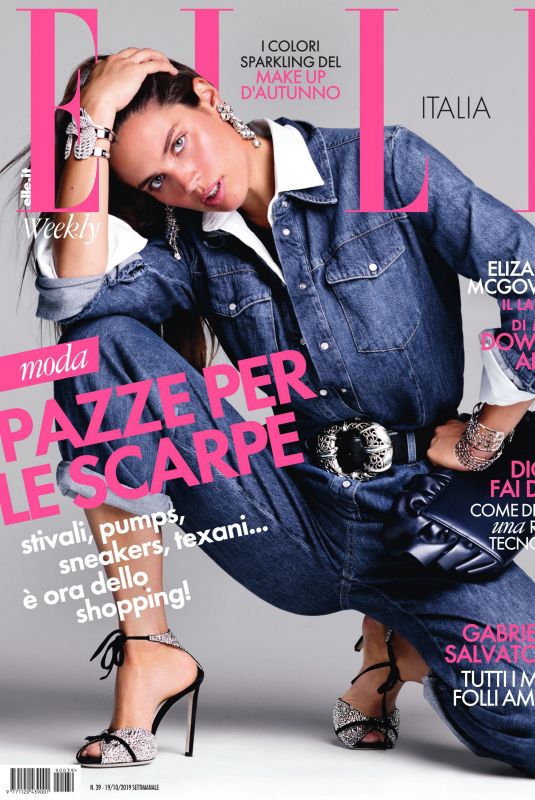SARA SAMPAIO in Elle Magazine, Italy October 2019