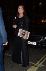 SARAH FERGUSON Leaves Claridges Hotel in London 10/16/2019