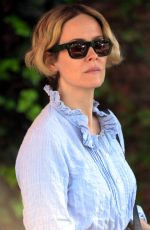 SARAH PAULSON Out and About in West Hollywood 10/08/2019