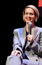 SARAH PAULSON Talk with Michael Schulman at 2019 New Yorker Festival 10/12/2019