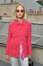 SASHA LUSS at Chanel Fashion Show at PFW in Paris 10/01/2019