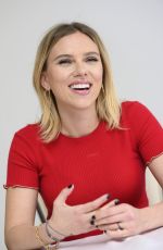 SCARLETT JOHANSSON at Jojo Rabbit Press Conference in Los Angeles 10/13/2019