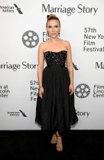 SCARLETT JOHANSSON at Marriage Story Premiere at 57th New York Film Festival 10/04/2019