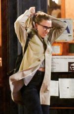 SCARLETT JOHANSSON Leaves Highline Stages in New York 10/27/2019