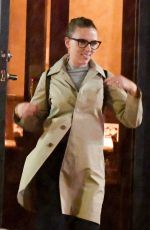 SCARLETT JOHANSSON Leaves Highline Stages in New York 10/27/2019