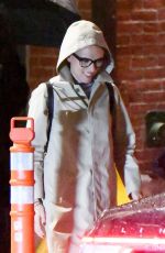SCARLETT JOHANSSON Leaves Highline Stages in New York 10/27/2019