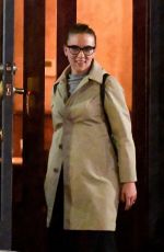 SCARLETT JOHANSSON Leaves Highline Stages in New York 10/27/2019