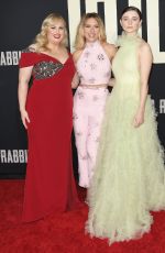SCARLETT JOHANSSON, REBEL WILSON and THOMASIN MCKENZIE at Jojo Rabbit Premiere in Los Angeles 10/15/2019