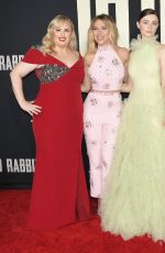 SCARLETT JOHANSSON, REBEL WILSON and THOMASIN MCKENZIE at Jojo Rabbit Premiere in Los Angeles 10/15/2019