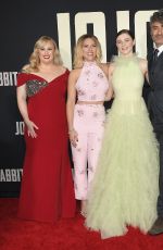 SCARLETT JOHANSSON, REBEL WILSON and THOMASIN MCKENZIE at Jojo Rabbit Premiere in Los Angeles 10/15/2019