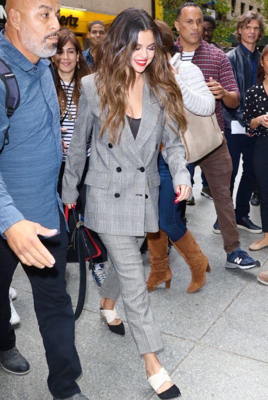 SELENA GOMEZ Arrives at Iheart Radio Studios in New York 10/28/2019
