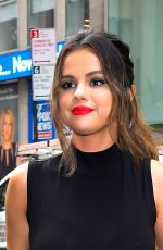 SELENA GOMEZ Arrives at Sirius Radio in New York 10/28/2019