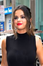 SELENA GOMEZ Arrives at Sirius Radio in New York 10/28/2019