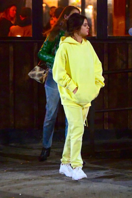 SELENA GOMEZ Night Out in Brooklyn 10/29/2019