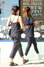 SELENA GOMEZ Out for Lunch in Los Angeles 10/19/2019