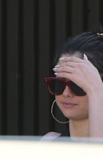 SELENA GOMEZ Out for Lunch in Los Angeles 10/19/2019