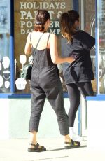 SELENA GOMEZ Out for Lunch in Los Angeles 10/19/2019