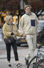 SIENNA MILLER and Lucas Zwirner Out in New York 10/18/2019