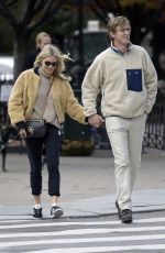 SIENNA MILLER and Lucas Zwirner Out in New York 10/18/2019