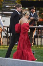 SIENNA MILLER Arrives at Jennifer Lawrence and Coke Maroney