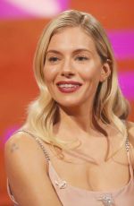 SIENNA MILLER at Graham Norton Show in London 10/10/2019