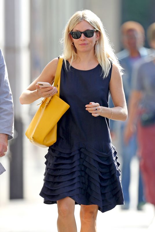 SIENNA MILLER Out and About in New York 10/02/2019