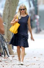 SIENNA MILLER Out and About in New York 10/02/2019