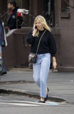 SIENNA MILLER Out and About in New York 10/22/2019