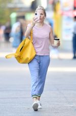 SIENNA MILLER Out in New York 10/02/2019