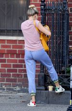 SIENNA MILLER Out in New York 10/02/2019