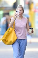 SIENNA MILLER Out in New York 10/02/2019