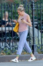 SIENNA MILLER Out in New York 10/02/2019