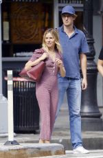 SIENNA MILLER, TARA SUMMERS and Lucas Zwirner Out in New York 09/30/2019