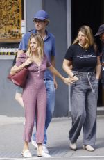 SIENNA MILLER, TARA SUMMERS and Lucas Zwirner Out in New York 09/30/2019