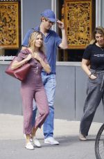 SIENNA MILLER, TARA SUMMERS and Lucas Zwirner Out in New York 09/30/2019