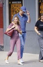 SIENNA MILLER, TARA SUMMERS and Lucas Zwirner Out in New York 09/30/2019