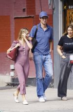 SIENNA MILLER, TARA SUMMERS and Lucas Zwirner Out in New York 09/30/2019