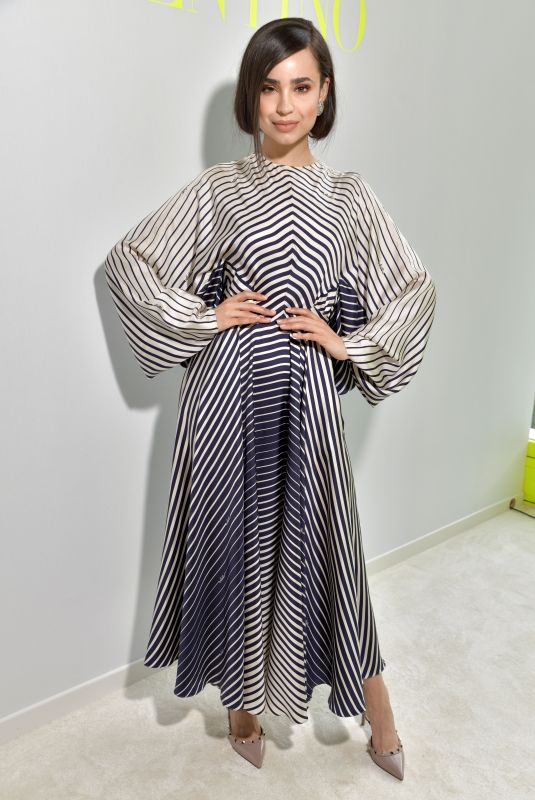 SOFIA CARSON at Valentino Fashion Show at PFW in Paris 09/29/2019