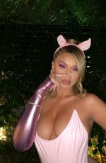SOFIA JAMORA at Halloween Party - Instagram Photos 10/29/2019