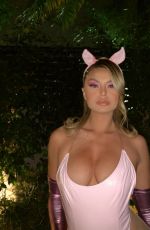 SOFIA JAMORA at Halloween Party - Instagram Photos 10/29/2019