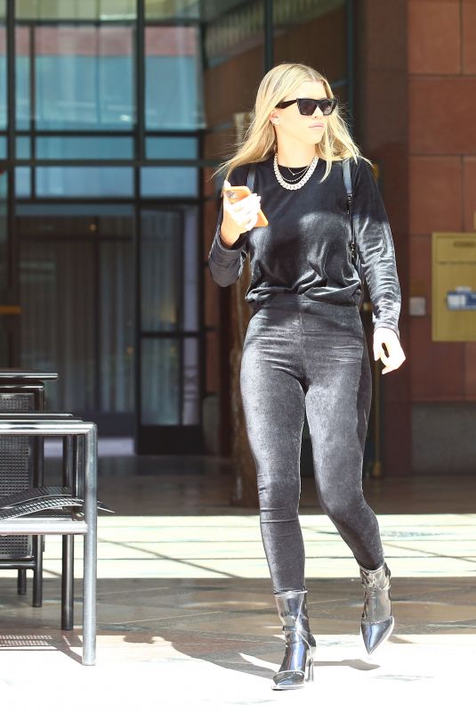 SOFIA RICHIE Out and About in Beverly Hills 10/03/2019