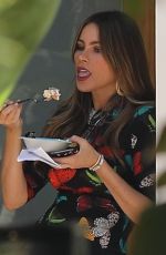 SOFIA VERGARA on the Set of Final Season of Modern Family in Los Angeles 10/08/2019