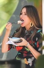SOFIA VERGARA on the Set of Final Season of Modern Family in Los Angeles 10/08/2019