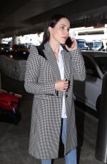 SOPHIA BUSH at Los Angeles International Airport 10/07/2019