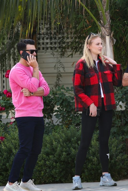 SOPHIE TURNER and Joe Jonas Out in Beverly Hills 10/17/2019